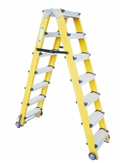 Fiberglass mobile and a-shape ladder