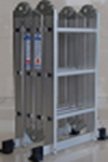 Aluminum ladder with six joints