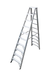 Aluminum double-side ladder