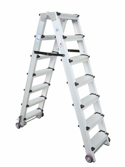 Aluminum industrial ladder
