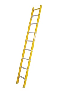 Fiberglass straight ladder