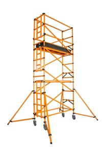 Fiberglass single-wide scaffolding